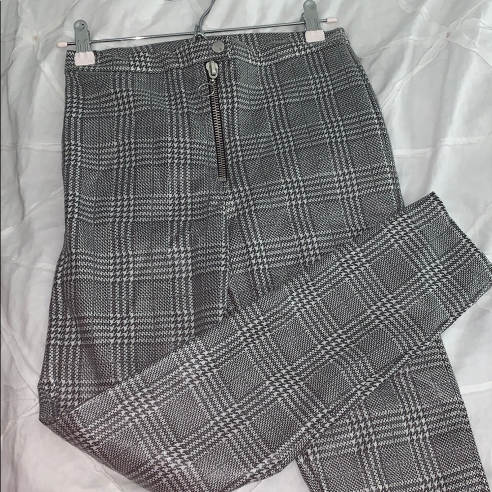 Topshop Plaid Pant